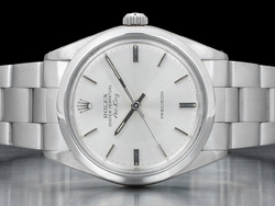 Rolex Air-King 34 Argento Oyster 5500 Silver Lining 